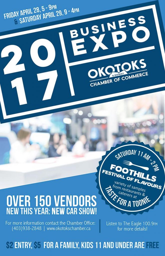 2017 Okotoks Chamber of Commerce Business Expo Event Poster